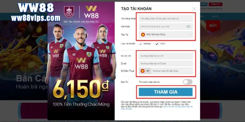 Các lưu ý khi thực hiện đăng ký tài khoản WW88